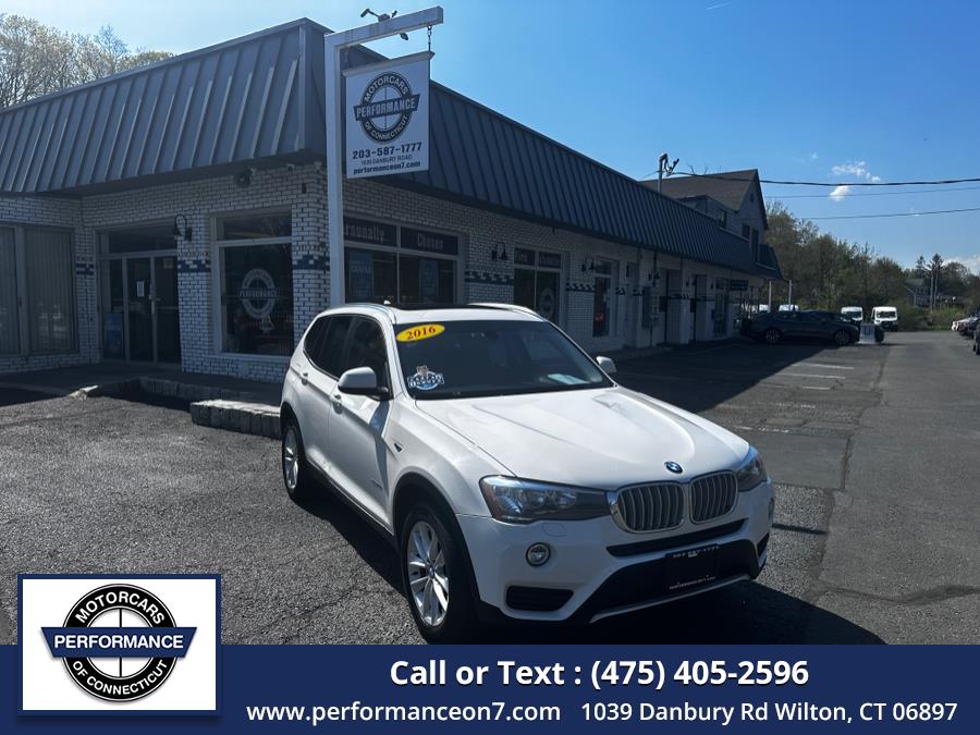 2016 BMW X3 AWD 4dr xDrive28i, available for sale in Wilton, Connecticut | Performance Motor Cars Of Connecticut LLC. Wilton, Connecticut