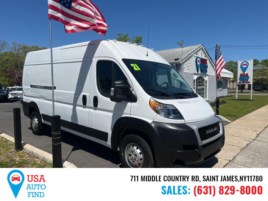 2021 Ram ProMaster Cargo Van 2500 High Roof 159" WB, available for sale in Saint James, New York | USA Auto Find. Saint James, New York