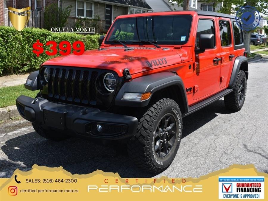 Used Jeep Wrangler Unlimited Willys 2021 | Certified Performance Motors. Valley Stream, New York