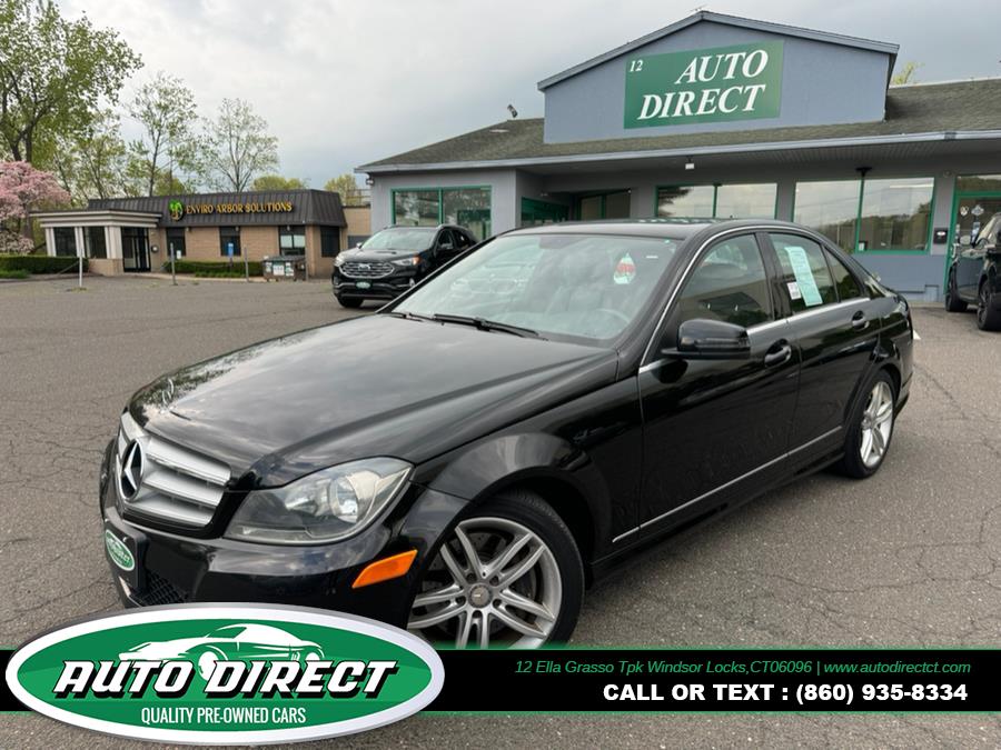 2013 Mercedes-Benz C-Class 4dr Sdn C300 Sport 4MATIC, available for sale in Windsor Locks, Connecticut | Auto Direct LLC. Windsor Locks, Connecticut
