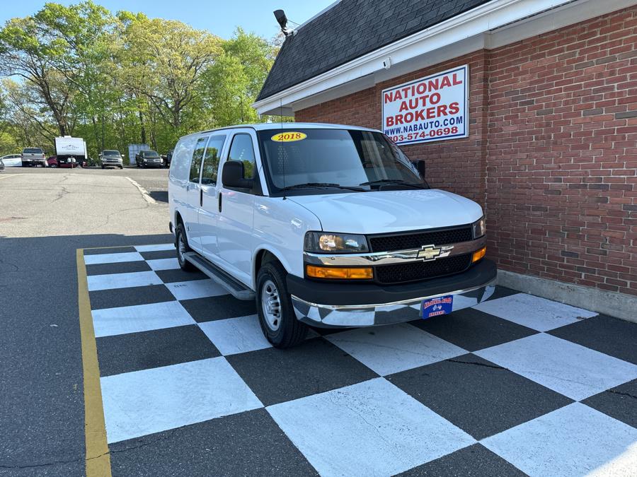 Used 2018 Chevrolet Express Cargo Van in Waterbury, Connecticut | National Auto Brokers, Inc.. Waterbury, Connecticut
