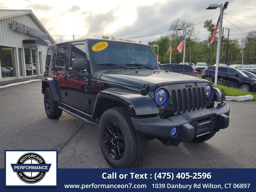 2016 Jeep Wrangler Unlimited 4WD 4dr 75th Anniversary, available for sale in Wilton, Connecticut | Performance Motor Cars Of Connecticut LLC. Wilton, Connecticut