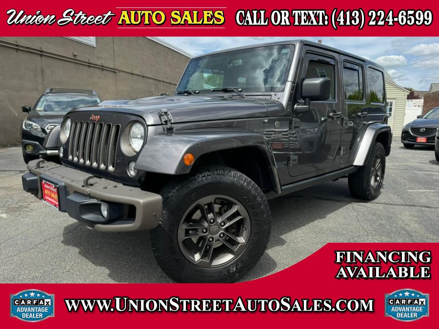 2016 Jeep Wrangler Unlimited 4WD 4dr 75th Anniversary, available for sale in West Springfield, Massachusetts | Union Street Auto Sales. West Springfield, Massachusetts