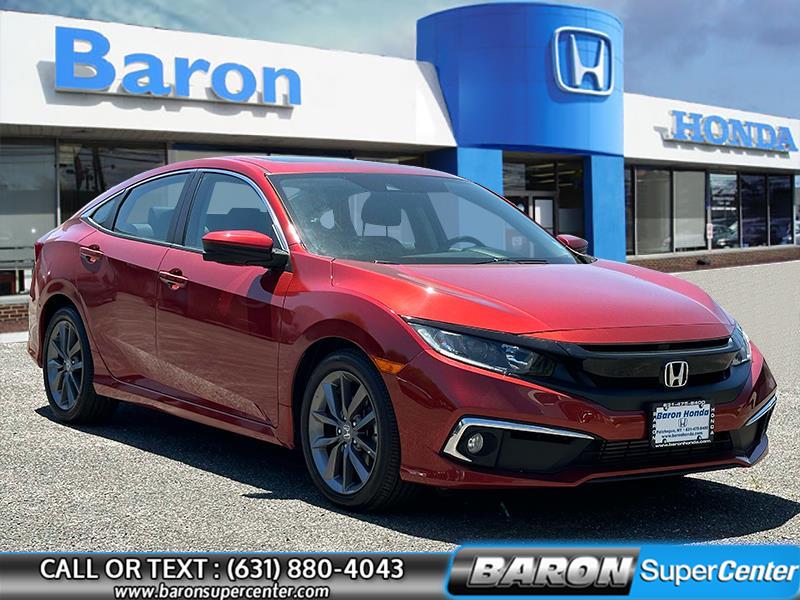 2021 Honda Civic Sedan EX, available for sale in Patchogue, New York | Baron Supercenter. Patchogue, New York
