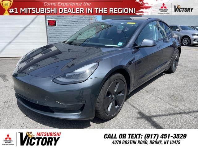 Used 2021 Tesla Model 3 in Bronx, New York | Victory Mitsubishi and Pre-Owned Super Center. Bronx, New York