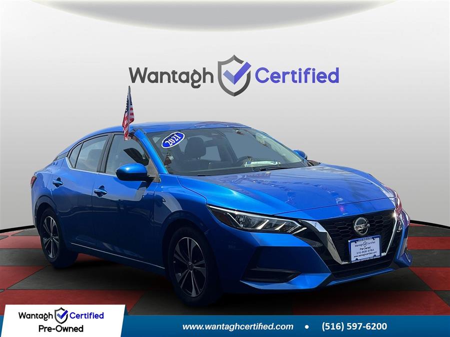 2021 Nissan Sentra SV CVT, available for sale in Wantagh, New York | Wantagh Certified. Wantagh, New York