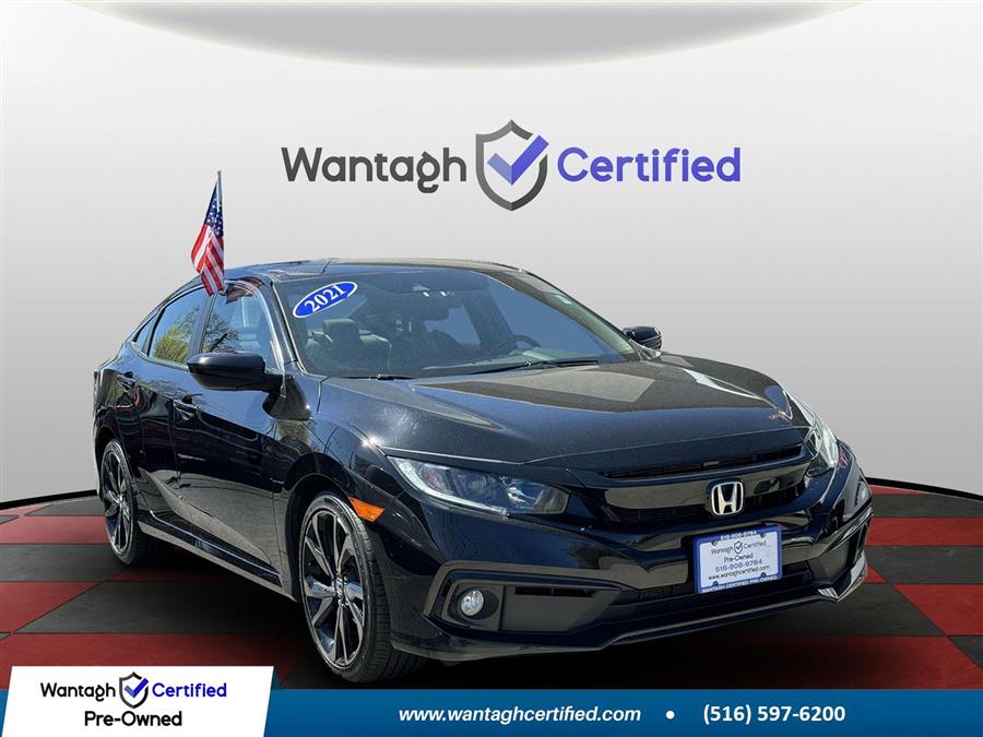 2021 Honda Civic Sedan Sport CVT, available for sale in Wantagh, New York | Wantagh Certified. Wantagh, New York
