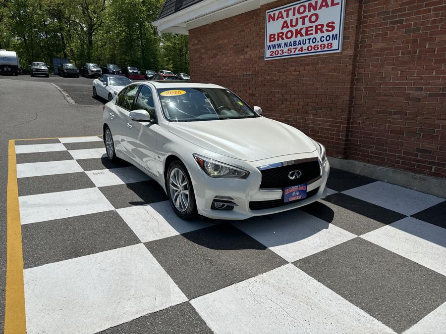 2016 INFINITI Q50 4dr Sdn 3.0t Premium AWD, available for sale in Waterbury, Connecticut | National Auto Brokers, Inc.. Waterbury, Connecticut