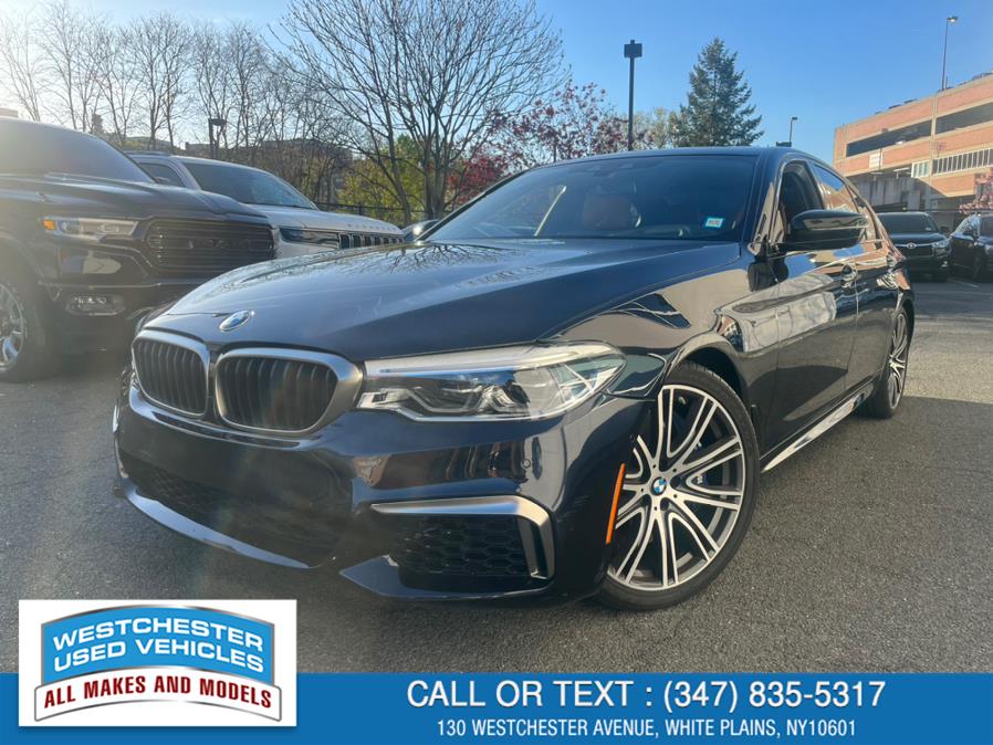 2020 BMW 5 Series M550i xDrive, available for sale in White Plains, New York | Apex Westchester Used Vehicles. White Plains, New York