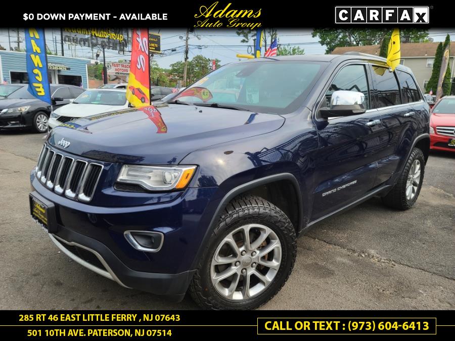 2014 Jeep Grand Cherokee 4WD 4dr Limited, available for sale in Paterson, New Jersey | Adams Auto Group. Paterson, New Jersey