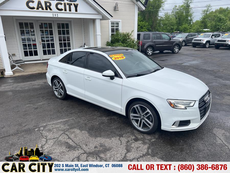 Used 2018 Audi A3 Sedan in East Windsor, Connecticut | Car City LLC. East Windsor, Connecticut