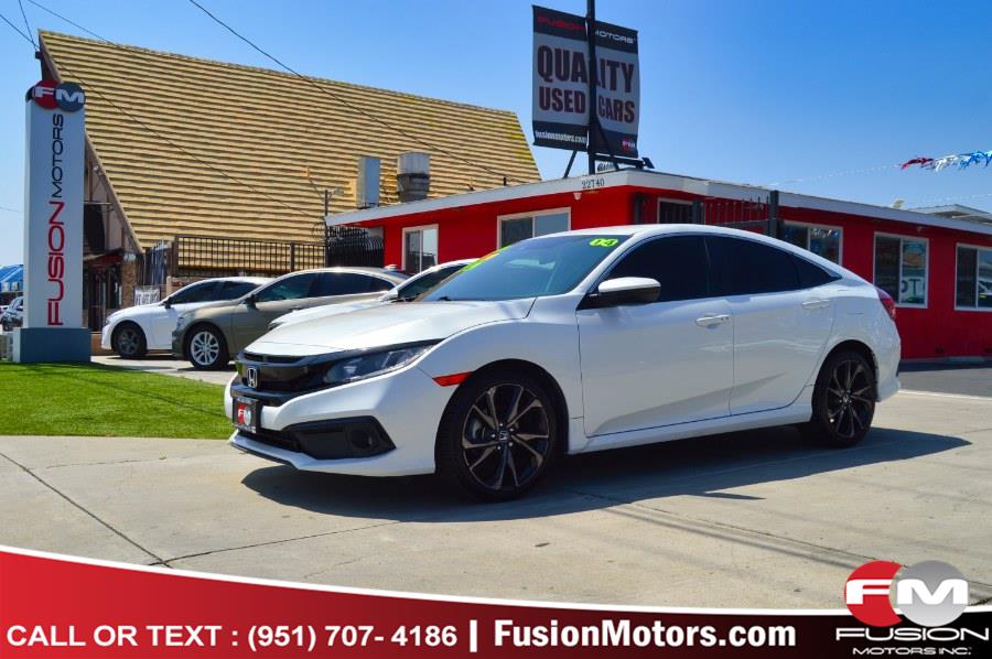 Used 2019 Honda Civic Sedan in Moreno Valley, California | Fusion Motors Inc. Moreno Valley, California