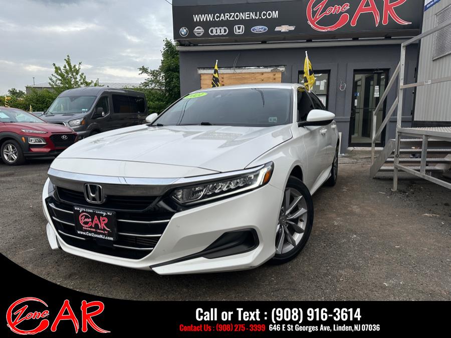 Used 2021 Honda Accord Sedan in Linden, New Jersey | Car Zone. Linden, New Jersey