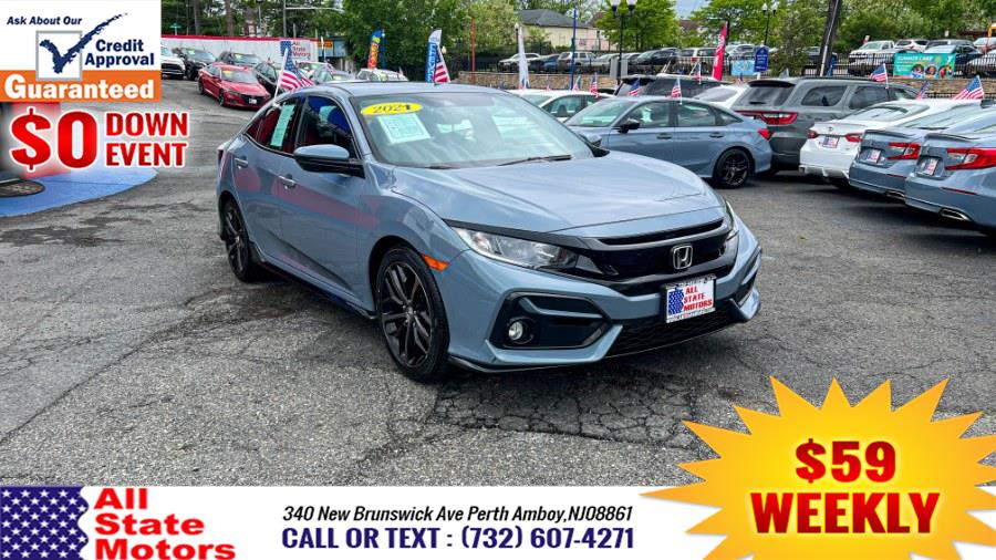 2021 Honda Civic Hatchback Sport CVT, available for sale in Perth Amboy, New Jersey | All State Motor Inc. Perth Amboy, New Jersey 2021 Honda Civic Hatchback Sport CVT, available for sale in Perth Amboy, New Jersey | All State Motor Inc. Perth Amboy, New Jersey