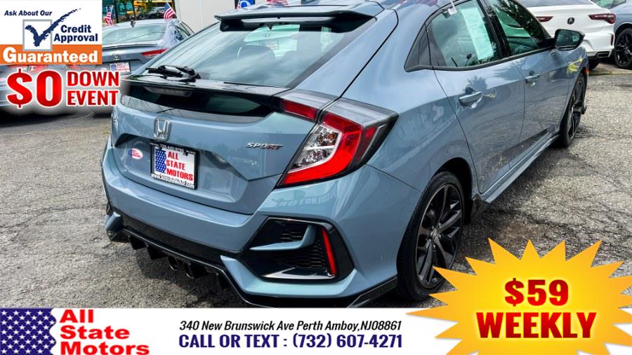 2021 Honda Civic Hatchback Sport CVT, available for sale in Perth Amboy, New Jersey | All State Motor Inc. Perth Amboy, New Jersey 2021 Honda Civic Hatchback Sport CVT, available for sale in Perth Amboy, New Jersey | All State Motor Inc. Perth Amboy, New Jersey