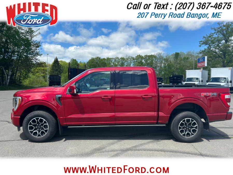 Used 2022 Ford F-150 Lariat with VIN 1FTFW1E86NFA35658 for sale in Bangor, ME