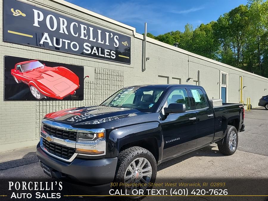 2017 Chevrolet Silverado 1500 4WD Double Cab 143.5" Work Truck, available for sale in West Warwick, Rhode Island | Porcelli's Auto Sales. West Warwick, Rhode Island