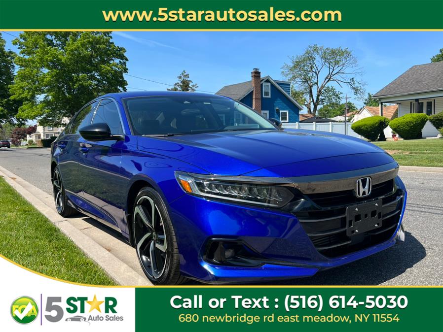 2021 Honda Accord Sedan Sport SE 1.5T CVT, available for sale in East Meadow, New York | 5 Star Auto Sales Inc. East Meadow, New York