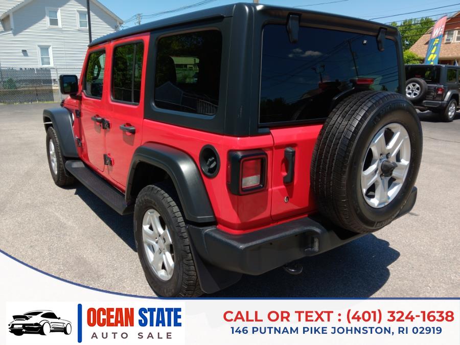 2018 Jeep Wrangler Unlimited Sport S 4x4, available for sale in Johnston, Rhode Island | Ocean State Auto Sales. Johnston, Rhode Island 2018 Jeep Wrangler Unlimited Sport S 4x4, available for sale in Johnston, Rhode Island | Ocean State Auto Sales. Johnston, Rhode Island