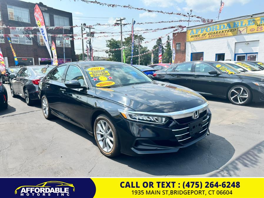 2021 Honda Accord Sedan LX 1.5T CVT, available for sale in Bridgeport, Connecticut | Affordable Motors Inc. Bridgeport, Connecticut 2021 Honda Accord Sedan LX 1.5T CVT, available for sale in Bridgeport, Connecticut | Affordable Motors Inc. Bridgeport, Connecticut
