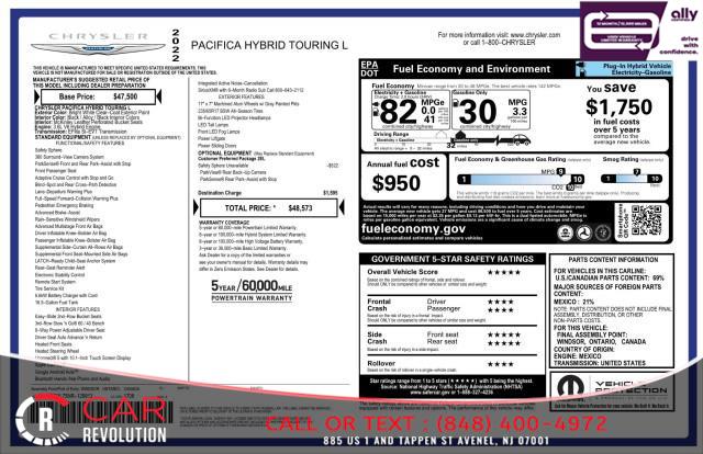 2022 Chrysler Pacifica Hybrid Touring L, available for sale in Avenel, New Jersey | Car Revolution. Avenel, New Jersey 2022 Chrysler Pacifica Hybrid Touring L, available for sale in Avenel, New Jersey | Car Revolution. Avenel, New Jersey