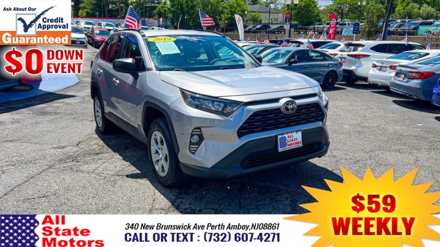 2019 Toyota RAV4 LE FWD (Natl), available for sale in Perth Amboy, New Jersey | All State Motor Inc. Perth Amboy, New Jersey 2019 Toyota RAV4 LE FWD (Natl), available for sale in Perth Amboy, New Jersey | All State Motor Inc. Perth Amboy, New Jersey