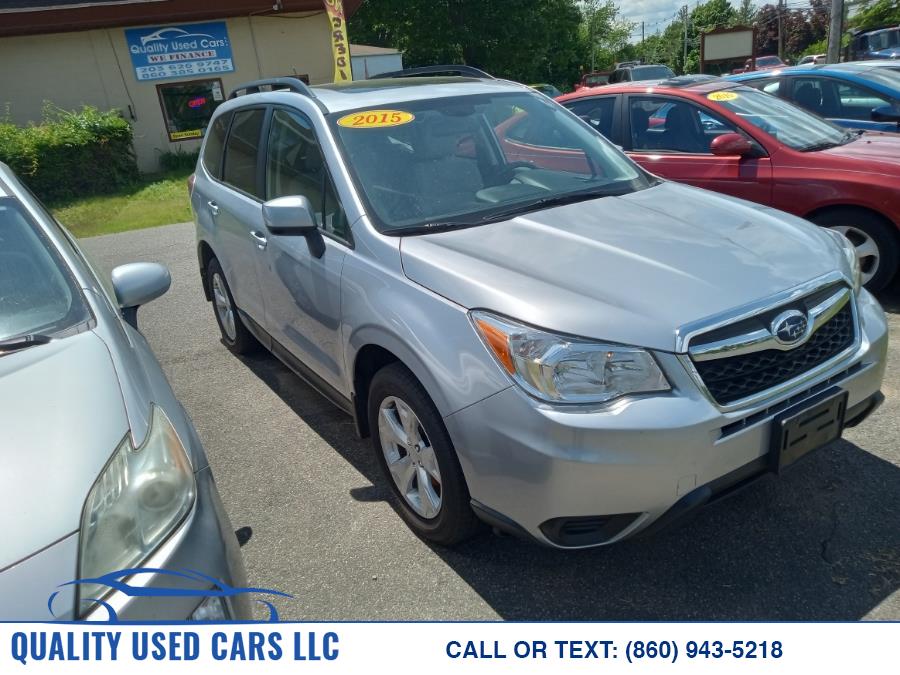 2015 Subaru Forester 4dr CVT 2.5i Premium PZEV, available for sale in Wallingford, Connecticut | Quality Used Cars LLC. Wallingford, Connecticut