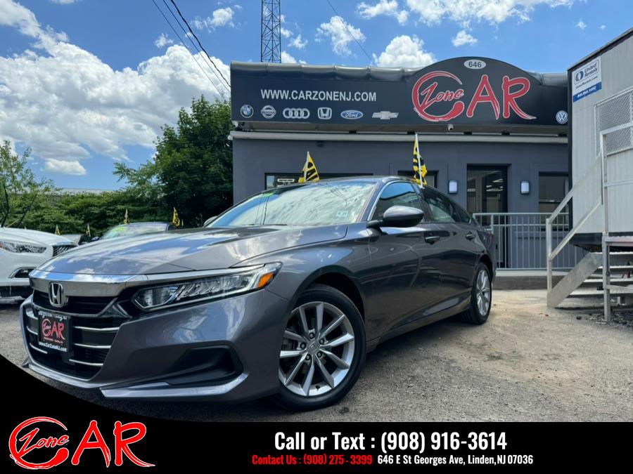 Used 2021 Honda Accord Sedan in Linden, New Jersey | Car Zone. Linden, New Jersey