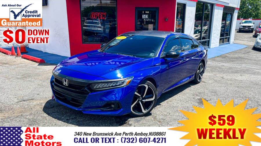 Used 2021 Honda Accord Sedan in Perth Amboy, New Jersey | All State Motor Inc. Perth Amboy, New Jersey