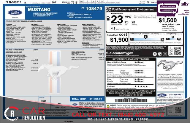 2023 Ford Mustang EcoBoost Premium, available for sale in Avenel, New Jersey | Car Revolution. Avenel, New Jersey 2023 Ford Mustang EcoBoost Premium, available for sale in Avenel, New Jersey | Car Revolution. Avenel, New Jersey