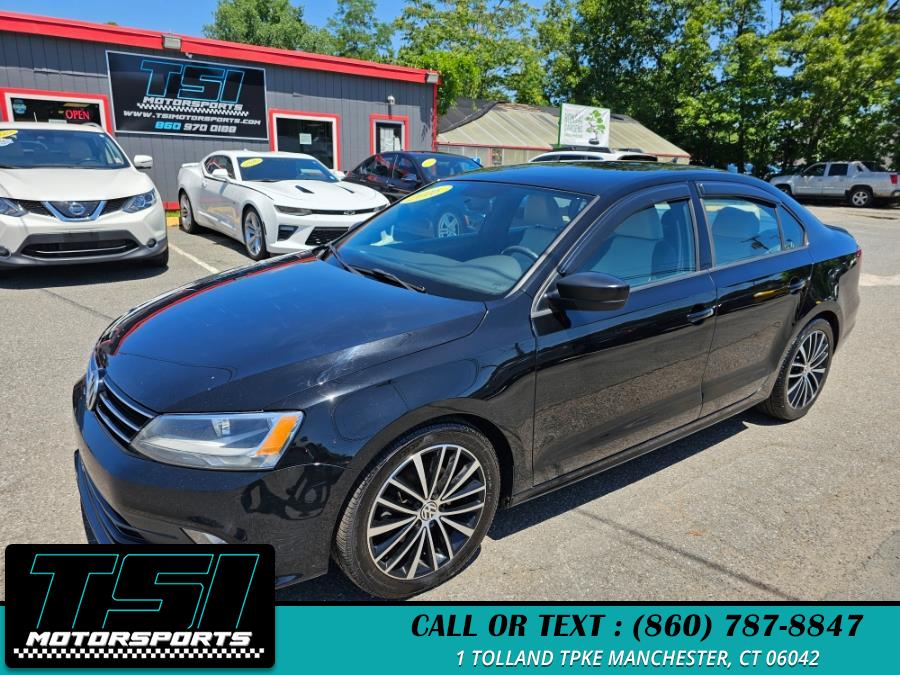 2016 Volkswagen Jetta Sedan 4dr Man 1.8T Sport PZEV, available for sale in Manchester, Connecticut | TSI Motorsports. Manchester, Connecticut