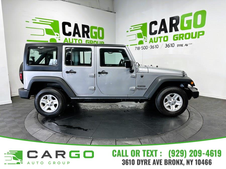 2016 Jeep Wrangler Unlimited 4WD 4dr Sport, available for sale in Bronx, New York | Cargo Auto Group LLC. Bronx, New York 2016 Jeep Wrangler Unlimited 4WD 4dr Sport, available for sale in Bronx, New York | Cargo Auto Group LLC. Bronx, New York