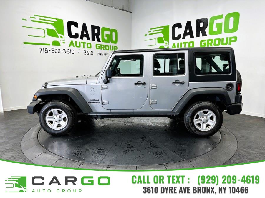 2016 Jeep Wrangler Unlimited 4WD 4dr Sport, available for sale in Bronx, New York | Cargo Auto Group LLC. Bronx, New York 2016 Jeep Wrangler Unlimited 4WD 4dr Sport, available for sale in Bronx, New York | Cargo Auto Group LLC. Bronx, New York