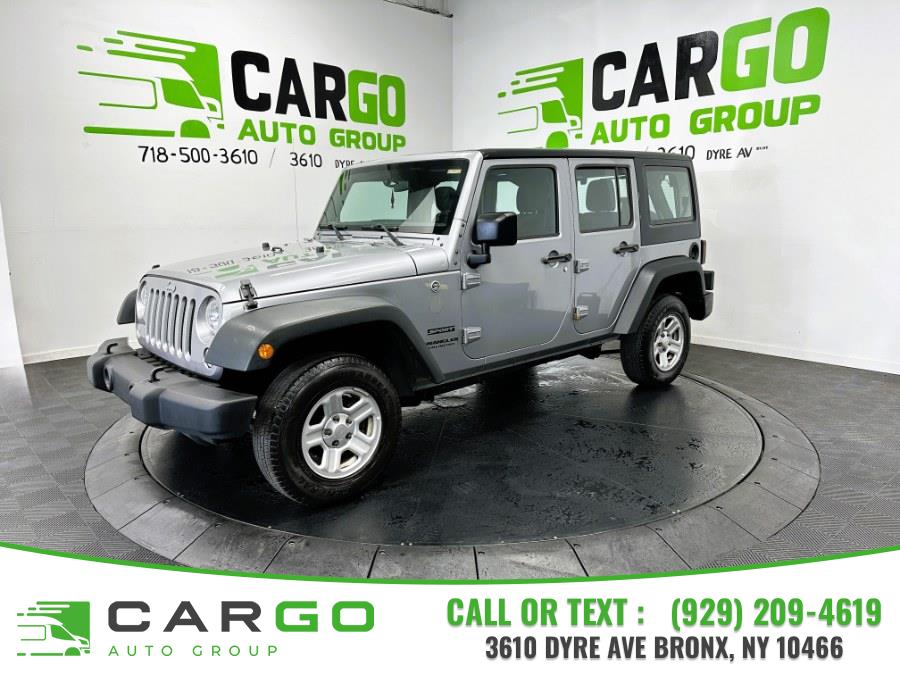 2016 Jeep Wrangler Unlimited 4WD 4dr Sport, available for sale in Bronx, New York | Cargo Auto Group LLC. Bronx, New York 2016 Jeep Wrangler Unlimited 4WD 4dr Sport, available for sale in Bronx, New York | Cargo Auto Group LLC. Bronx, New York