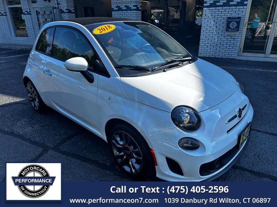 2018 FIAT 500c Pop Cabrio, available for sale in Wappingers Falls, New York | Performance Motor Cars. Wappingers Falls, New York