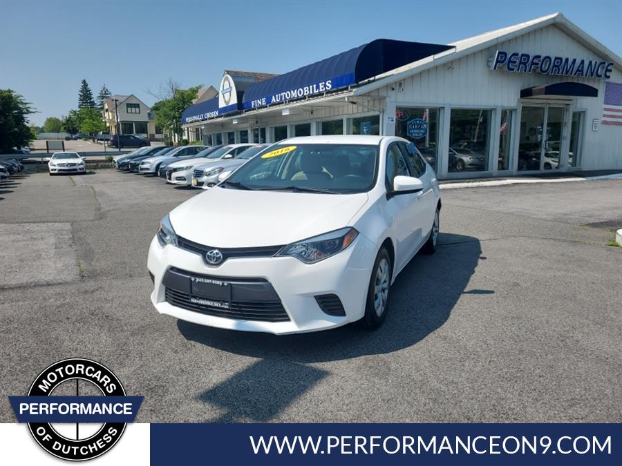 Used 2016 Toyota Corolla in Wappingers Falls, New York | Performance Motor Cars. Wappingers Falls, New York