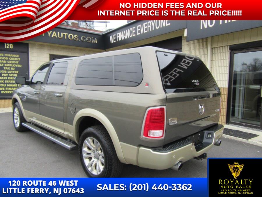 2014 Ram 1500 4WD Crew Cab 140.5" Longhorn, available for sale in Little Ferry, New Jersey | Royalty Auto Sales. Little Ferry, New Jersey 2014 Ram 1500 4WD Crew Cab 140.5" Longhorn, available for sale in Little Ferry, New Jersey | Royalty Auto Sales. Little Ferry, New Jersey