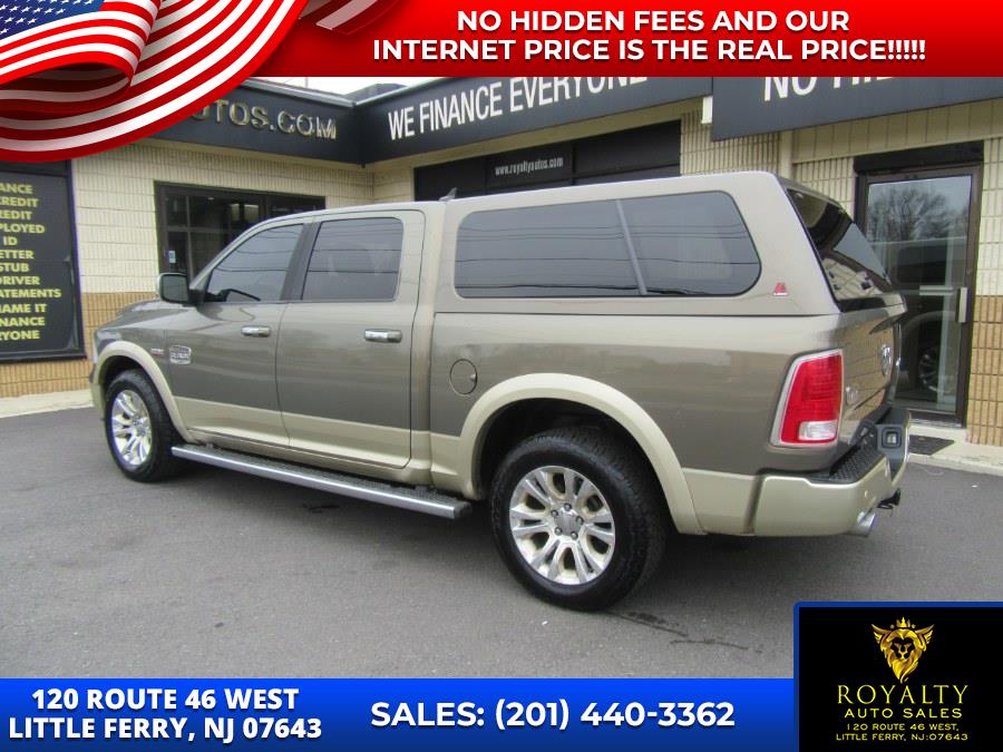 2014 Ram 1500 4WD Crew Cab 140.5" Longhorn, available for sale in Little Ferry, New Jersey | Royalty Auto Sales. Little Ferry, New Jersey 2014 Ram 1500 4WD Crew Cab 140.5" Longhorn, available for sale in Little Ferry, New Jersey | Royalty Auto Sales. Little Ferry, New Jersey