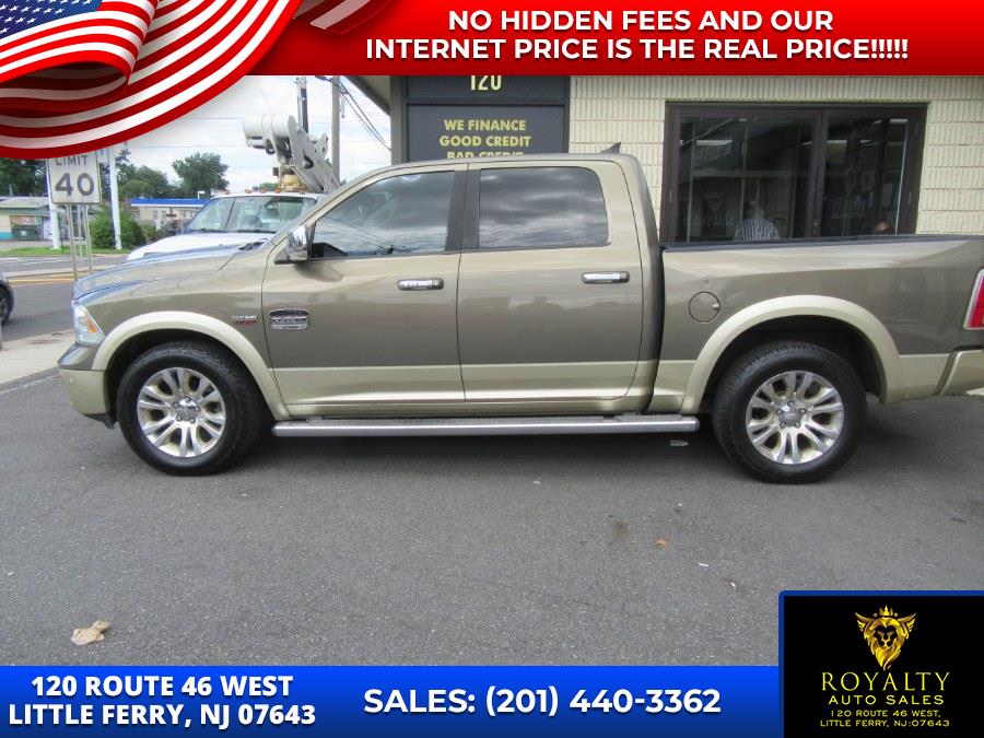 2014 Ram 1500 4WD Crew Cab 140.5" Longhorn, available for sale in Little Ferry, New Jersey | Royalty Auto Sales. Little Ferry, New Jersey 2014 Ram 1500 4WD Crew Cab 140.5" Longhorn, available for sale in Little Ferry, New Jersey | Royalty Auto Sales. Little Ferry, New Jersey