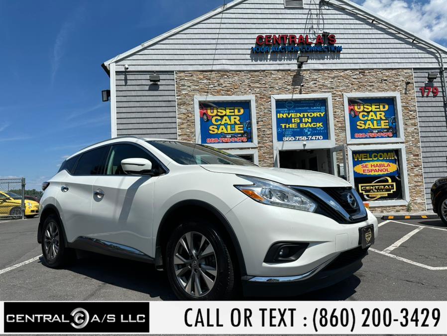 2016 Nissan Murano AWD 4dr SL, available for sale in East Windsor, Connecticut | Central A/S LLC. East Windsor, Connecticut