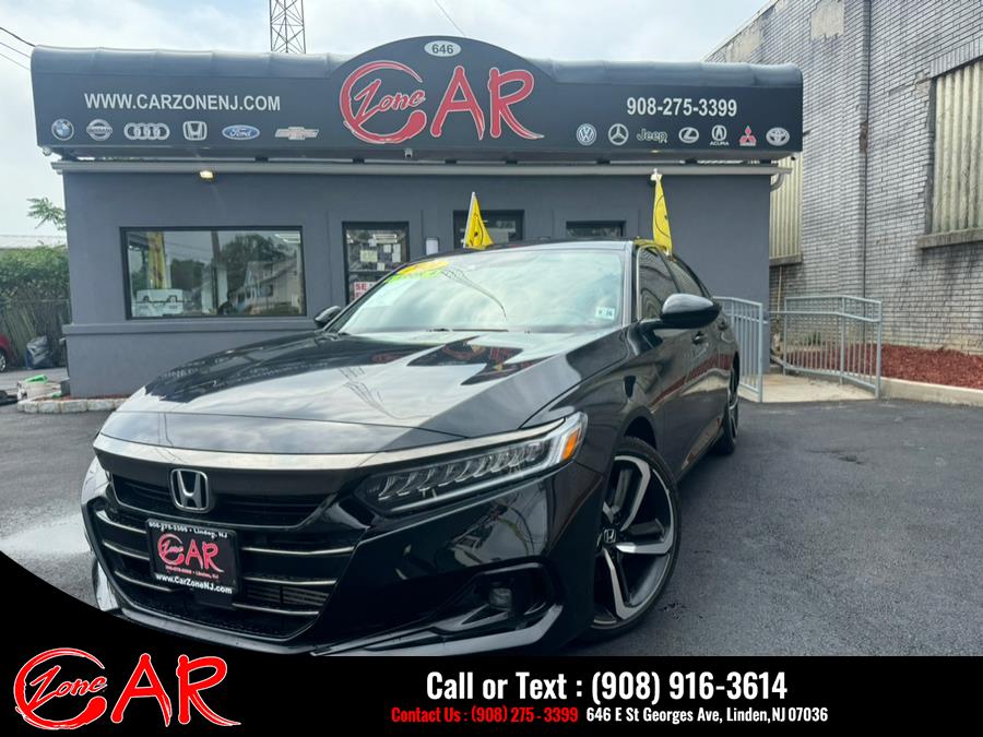 Used 2021 Honda Accord Sedan in Linden, New Jersey | Car Zone. Linden, New Jersey