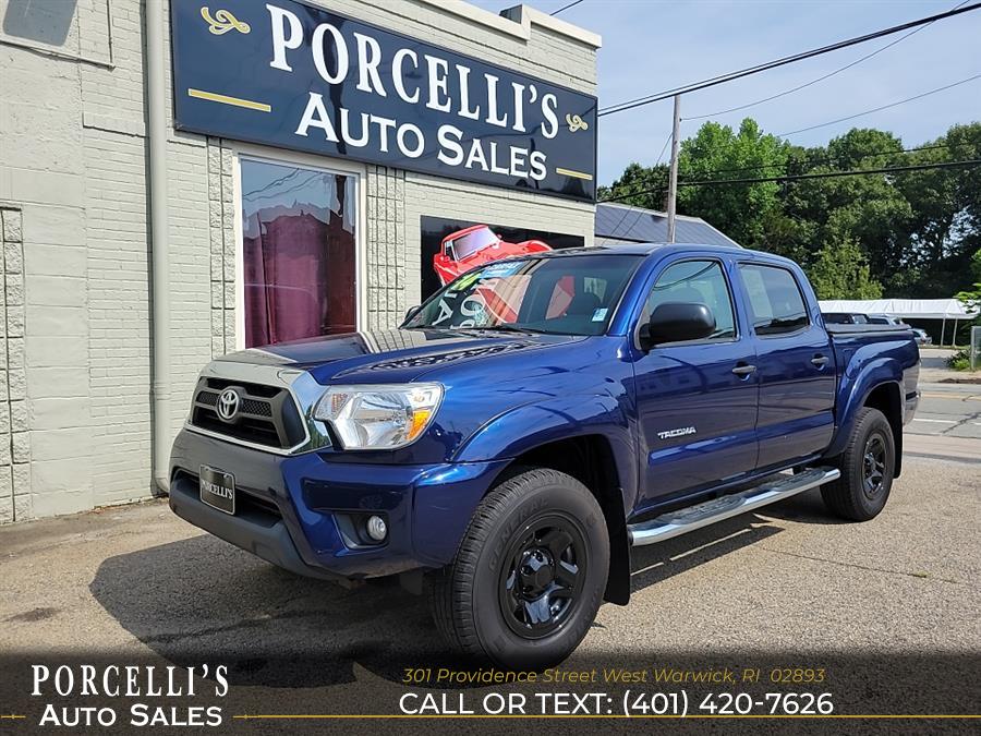 2014 Toyota Tacoma 4WD Double Cab V6 AT (Natl), available for sale in West Warwick, Rhode Island | Porcelli's Auto Sales. West Warwick, Rhode Island