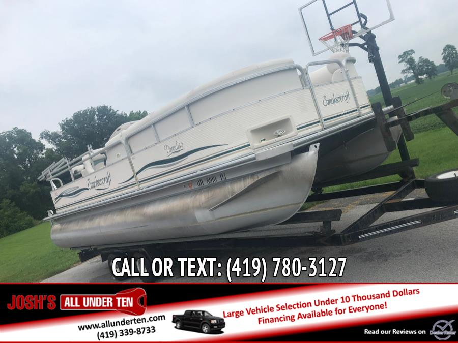 Used 2002 Smoker pontoon in Elida, Ohio | Josh's All Under Ten LLC. Elida, Ohio