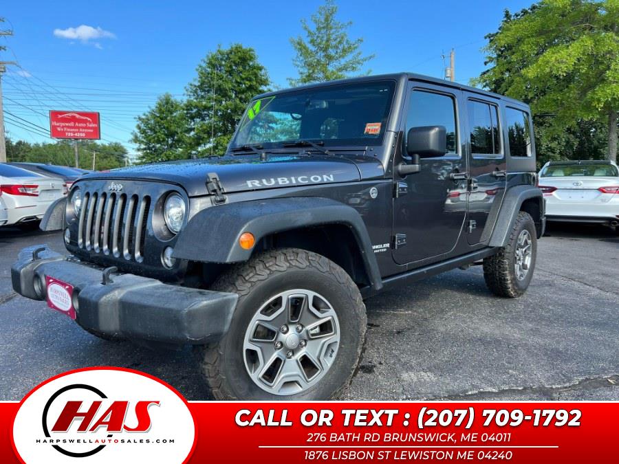 2017 Jeep Wrangler Unlimited Rubicon 4x4, available for sale in Brunswick, Maine | Harpswell Auto Sales Inc. Brunswick, Maine