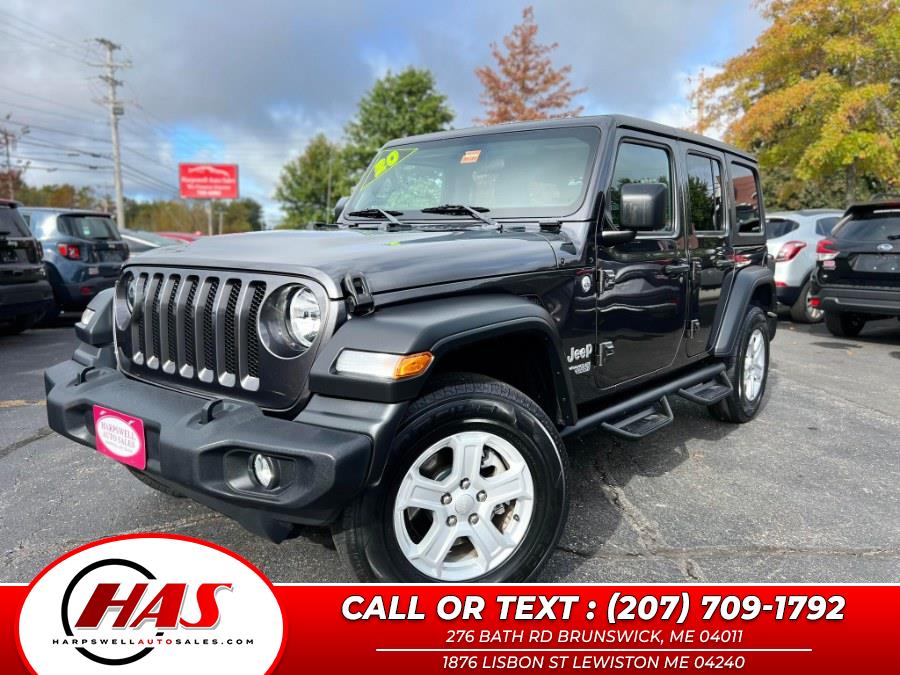 2020 Jeep Wrangler Unlimited Sport S 4x4, available for sale in Lewiston, Maine | Harpswell Auto Sales Inc. Lewiston, Maine