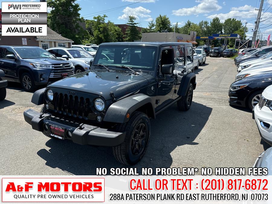 Used Jeep Wrangler Unlimited Willys Wheeler 4x4 2017 | A&F Motors LLC. East Rutherford, New Jersey