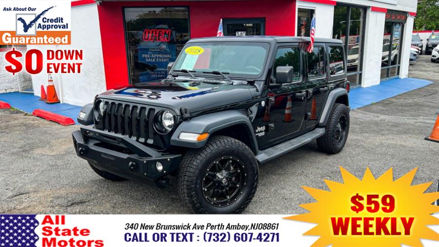 Used 2018 Jeep Wrangler Unlimited in Perth Amboy, New Jersey | All State Motor Inc. Perth Amboy, New Jersey