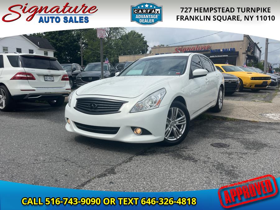 Used 2013 Infiniti G37 Sedan in Franklin Square, New York | Signature Auto Sales. Franklin Square, New York