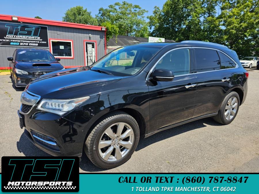 2015 Acura MDX SH-AWD 4dr Advance/Entertainment Pkg, available for sale in Manchester, Connecticut | TSI Motorsports. Manchester, Connecticut