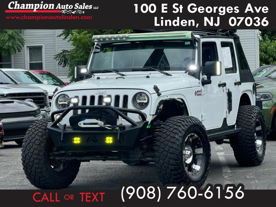 Used 2016 Jeep Wrangler Unlimited in Linden, New Jersey | Champion Auto Sales. Linden, New Jersey
